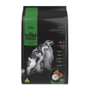 Alimento para Perros Adultos Razas Medianas ThreeDogs Premium Sabor Carne y Arroz 17kg