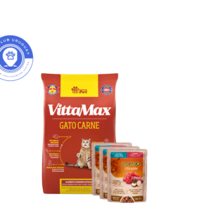 Alimento VITTAMAX GATO SABOR CARNE 25KG + regalo