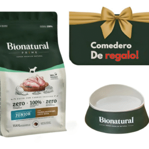Racion Perro BIONATURAL PRIME JUNIOR RMG 15KG