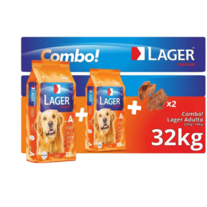 Combo Lager para Perros Adultos 35kg