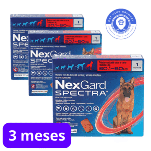 PASTILLA ANTI-PULGAS-DESPARASITANTE NEXGARD SPECTRA 30-60KG