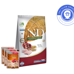 N&D Ancestral Grain Gato Castrado 7,5kg + regalo