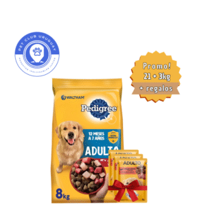 Ración PEDIGREE PERRO ADULTO CARNE 24KG + Regalo