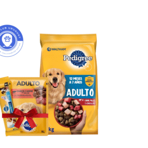 Ración PEDIGREE CARNE Pollo Cereal 8KG Perro Adulto + regalo