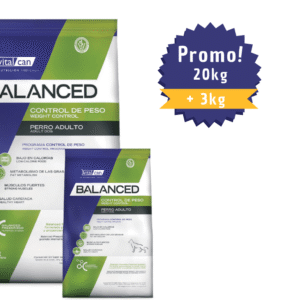 Ración BALANCED PERRO CONTROL DE PESO 20KG
