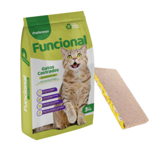 ALIMENTO FUNCIONAL GATO ADULTO CASTRADO 3KG