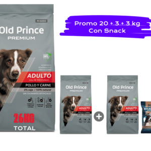 ración OLD PRINCE PERRO PREMIUM 23KG + regalo